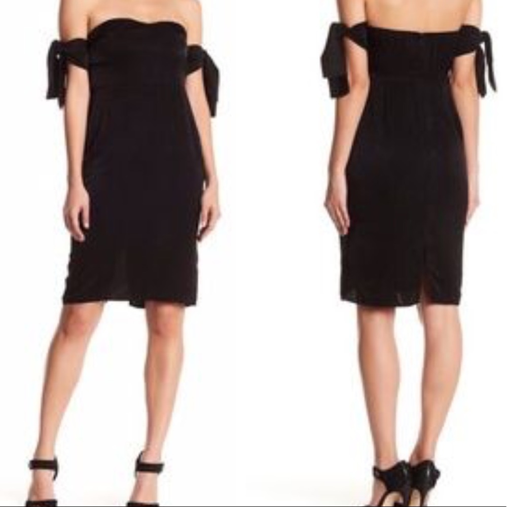 🖤Off the shoulder black midi dress 🖤